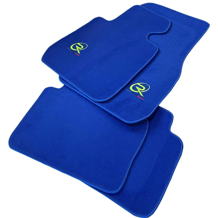 Blue Mats For BMW 3 Series E30 2-doors Coupe Tailored Set Perfect Fit - AutoWin