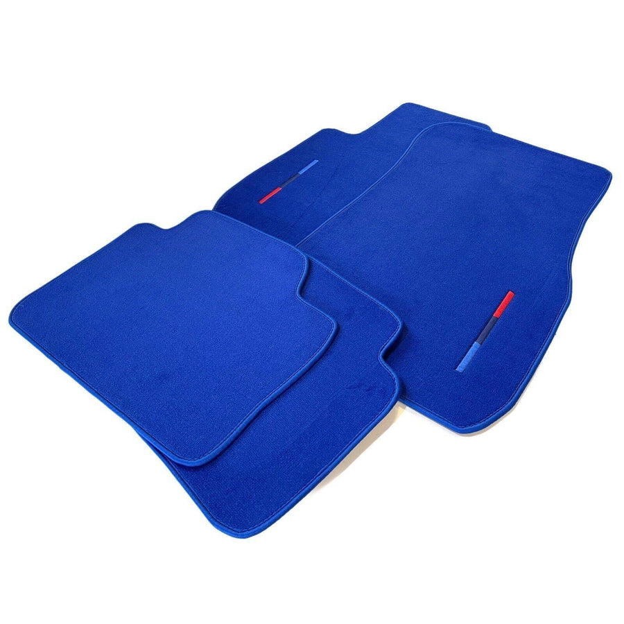 Blue Mats For BMW 3 Series E46 Convertible With M Package - AutoWin