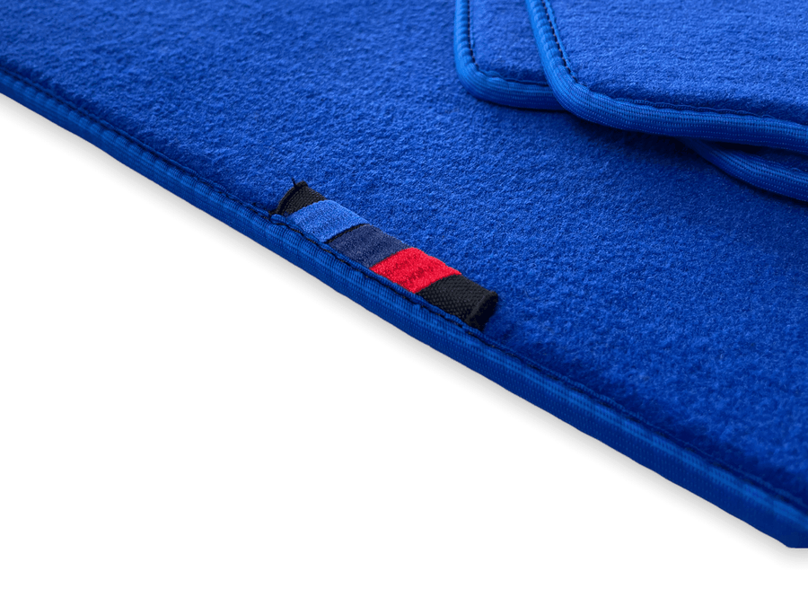 Blue Mats For BMW X5M E70 SUV With M Package - AutoWin