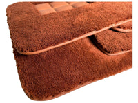 Brown Sheepskin Floor Mats For Bentley Mulsanne (2010-2020) Er56 Design Brand - AutoWin