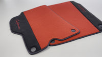 Red Floor Mats For Ferrari California 2008-2014 With Alcantara