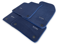 Dark Blue Floor Mats for Audi A4 - B5 Sedan (1995 - 1999) | ER56 Design - AutoWin