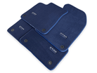 Dark Blue Floor Mats for Audi A4 - B8 Allroad Quattro (2008-2015) | ER56 Design - AutoWin