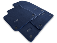 Dark Blue Floor Mats for Audi A6 - C6 Allroad Quattro Facelift (2008-2011) | ER56 Design - AutoWin