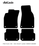 Dark Blue Floor Mats for Audi A6 - C6 Avant Long (2004-2008) | ER56 Design - AutoWin