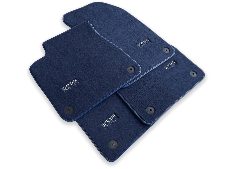 Dark Blue Floor Mats for Audi Q4 E-tron Sportback (2021-2024) | ER56 Design - AutoWin