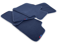 Dark Blue Floor Mats For BMW 3 Series E90 With M Package - AutoWin