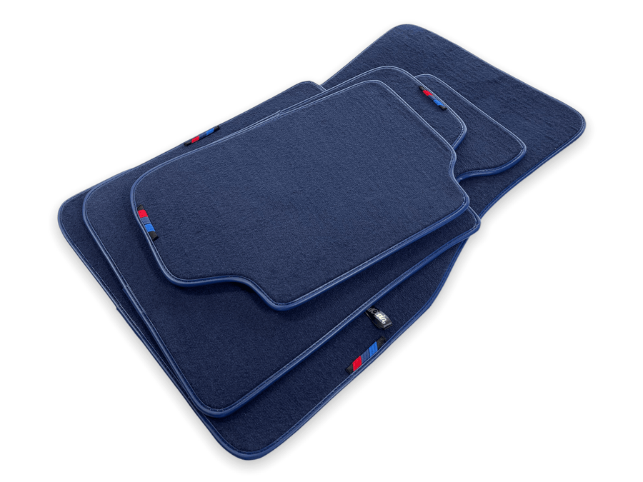 Dark Blue Floor Mats For BMW 6 Series F06 Gran Coupe With M Package - AutoWin