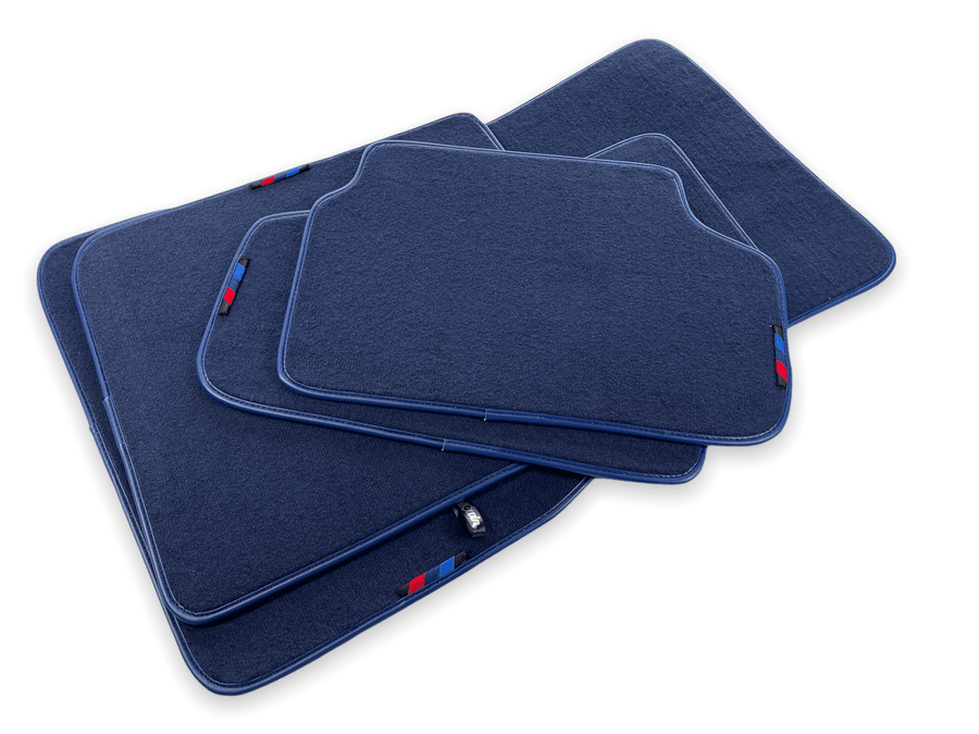 Dark Blue Floor Mats For BMW X4M Series F98 With M Package - AutoWin