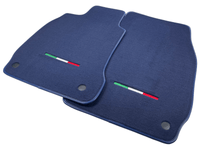 Dark Blue Floor Mats For Maserati Quattroporte IT Edition - AutoWin