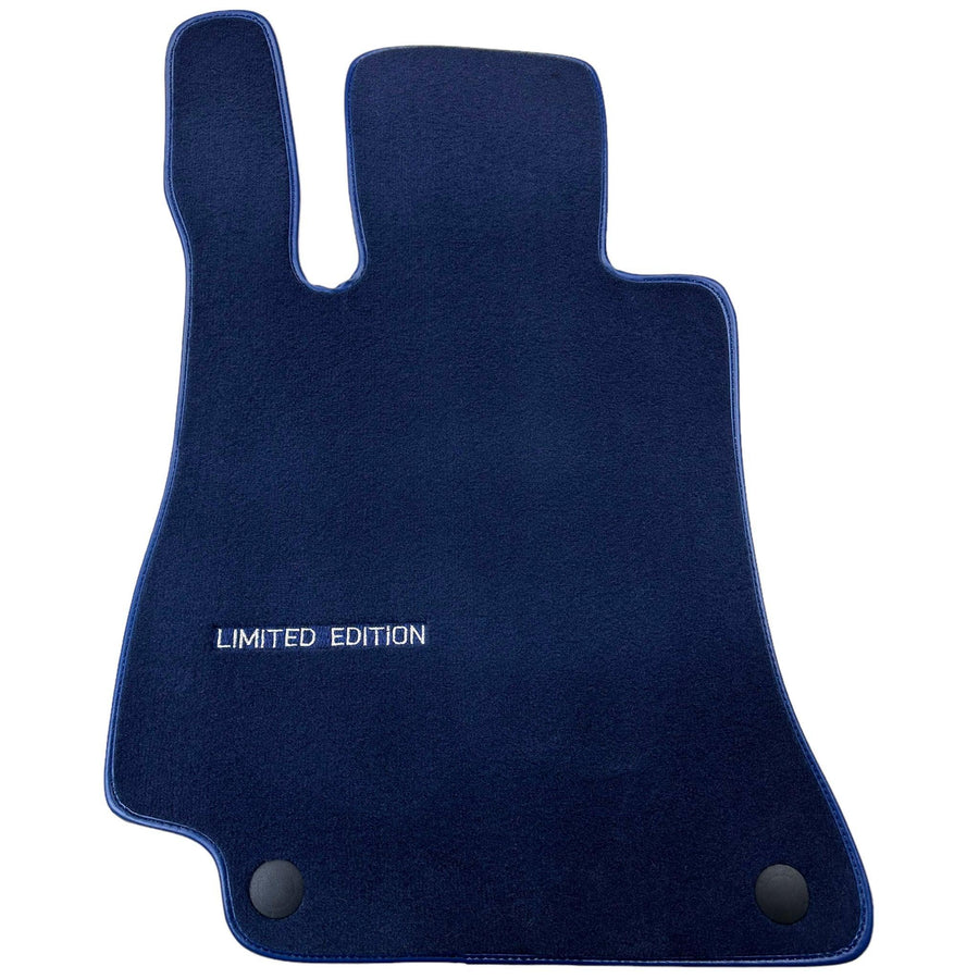 Dark Blue Floor Mats For Mercedes Benz C-Class C205 Coupe Facelift (2018-2023) | Limited Edition - AutoWin