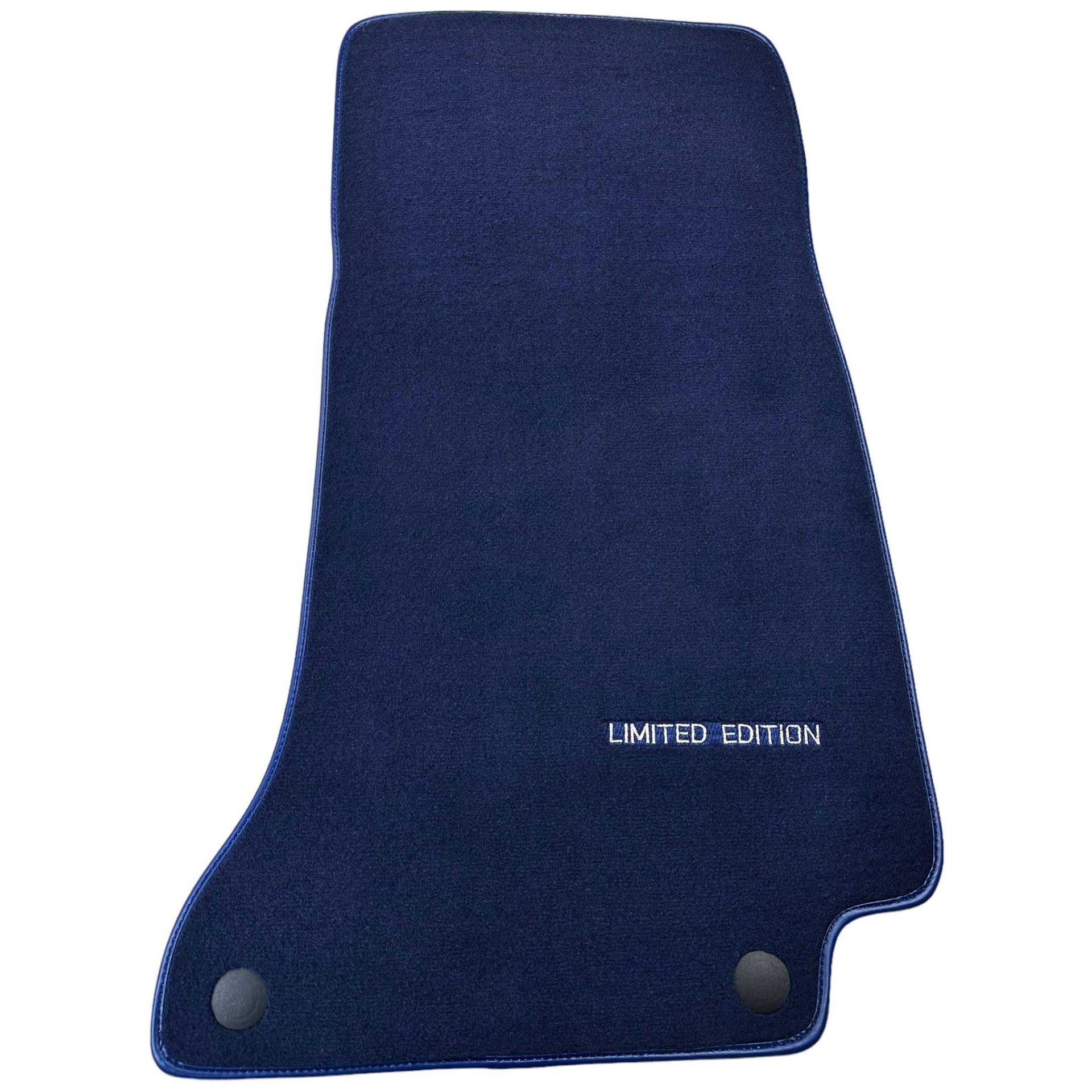 Dark Blue Floor Mats For Mercedes Benz C-Class C205 Coupe Facelift (2018-2023) | Limited Edition - AutoWin