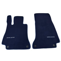 Dark Blue Floor Mats For Mercedes Benz C-Class S205 Wagon (2014-2018) | Limited Edition - AutoWin