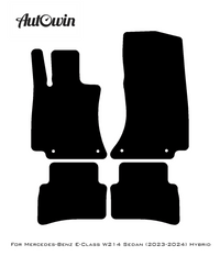 Dark Blue Floor Mats For Mercedes Benz E-Class W214 Sedan (2023-2024) Hybrid | Limited Edition - AutoWin
