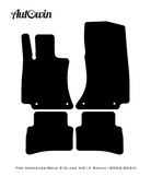Dark Blue Floor Mats For Mercedes Benz E-Class W214 Sedan (2023-2024) | Limited Edition - AutoWin