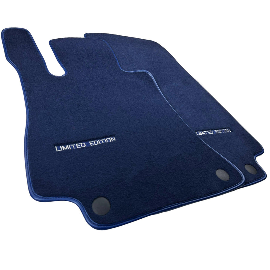 Dark Blue Floor Mats For Mercedes Benz GLS-Class X166 (2016-2019) | Limited Edition - AutoWin