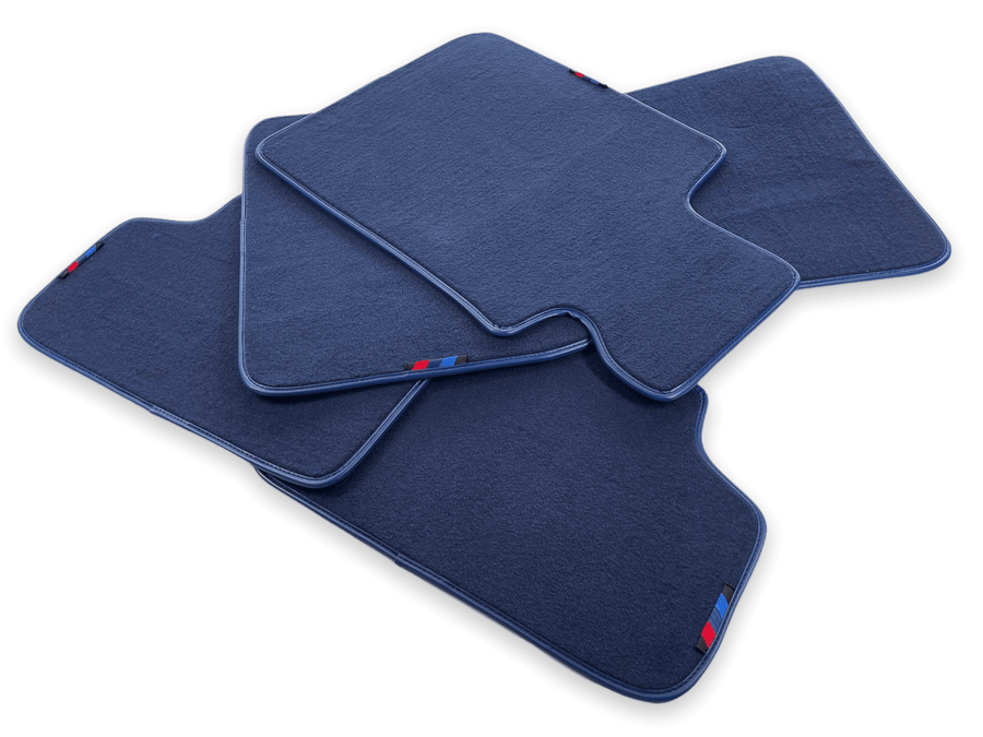 Dark Blue Mats For BMW 1 Series F21 3-door Hatchback With M Package - AutoWin