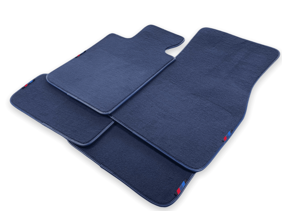 Dark Blue Mats For BMW 1 Series F21 3-door Hatchback With M Package - AutoWin