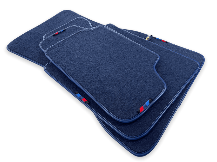 Dark Blue Mats For BMW 1 Series F21 3-door Hatchback With M Package - AutoWin