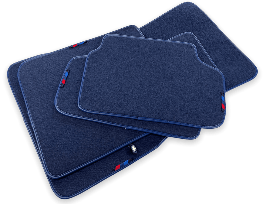 Dark Blue Mats For BMW 1 Series F21 3-door Hatchback With M Package - AutoWin