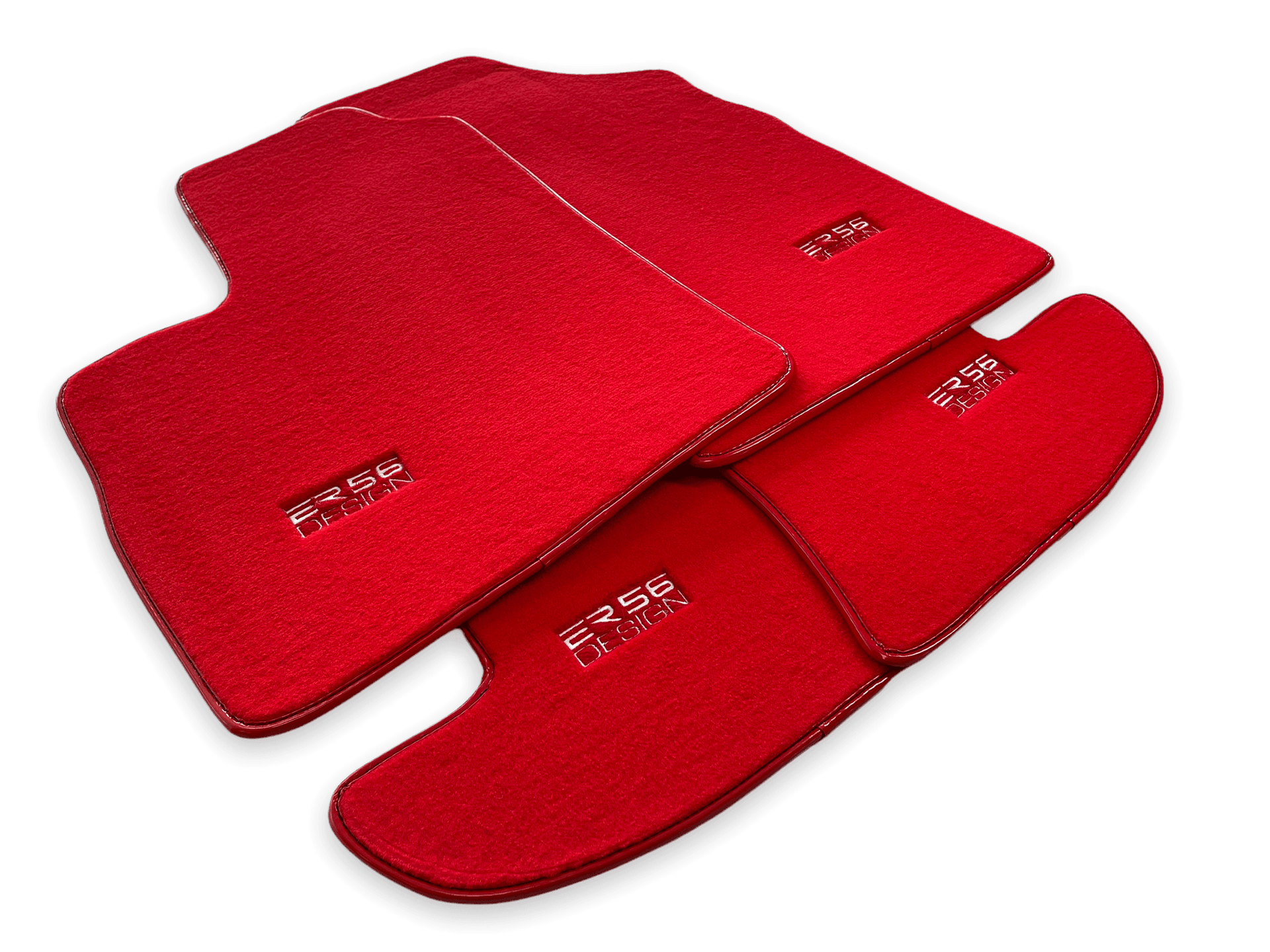 Floor Mats For Bentley Continental GT Red 2003–2011 Er56 Design - AutoWin