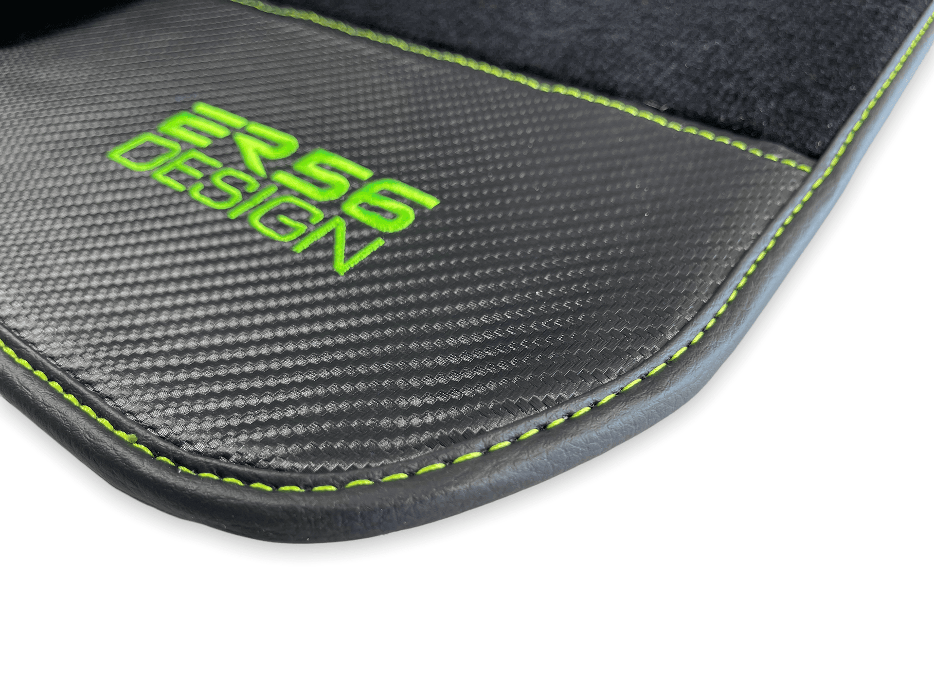 Floor Mats For BMW 2 Series F22 Carbon Leather Er56 Design - AutoWin