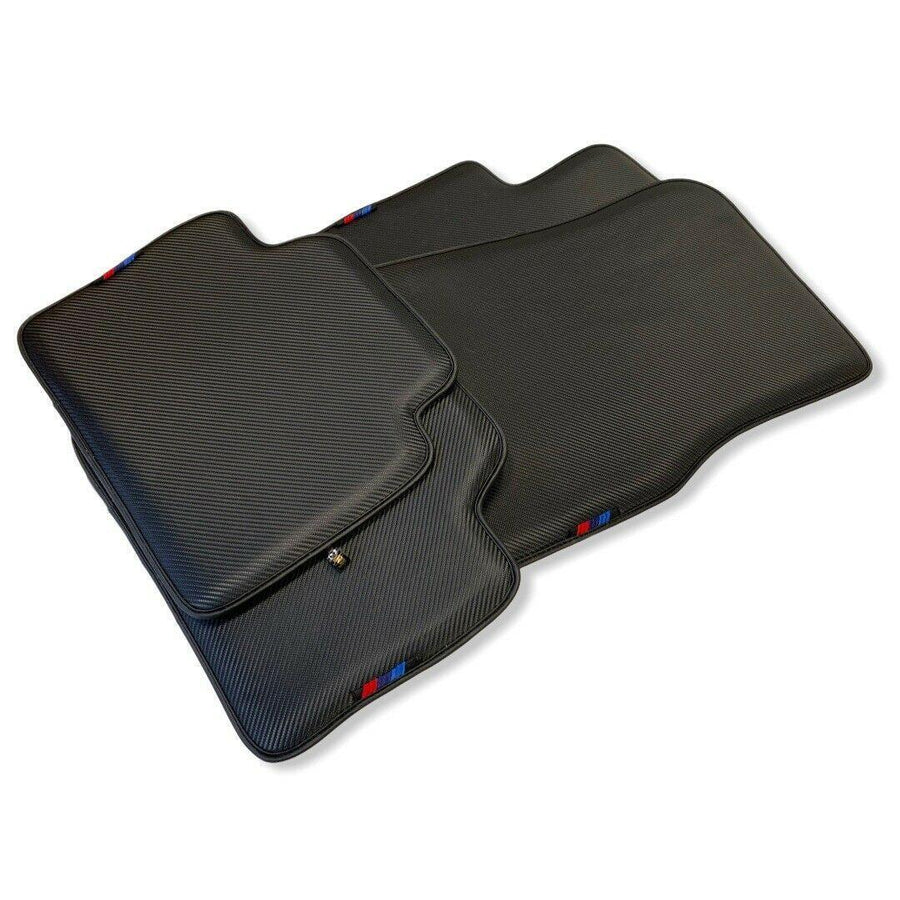 Floor Mats For BMW 3 Series E36 4-door Sedan Autowin Brand Carbon Fiber Leather - AutoWin