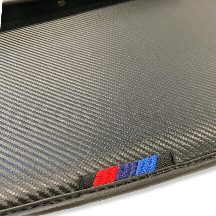 Floor Mats For BMW 3 Series E36 4-door Sedan Autowin Brand Carbon Fiber Leather - AutoWin