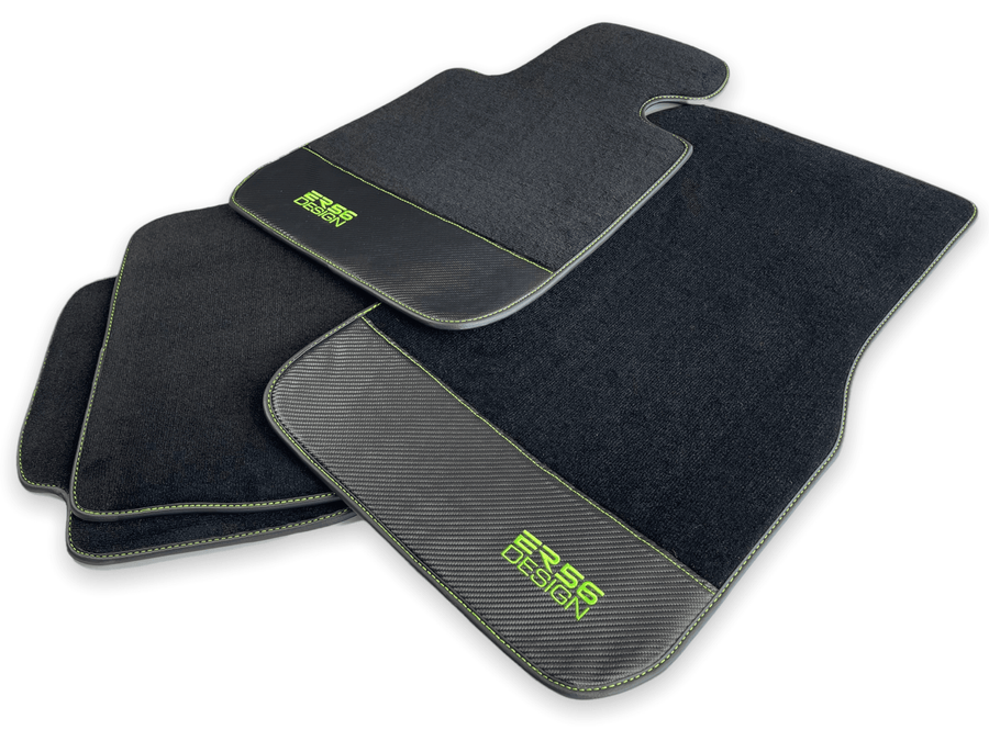 Floor Mats For BMW 3 Series G20 Carbon Leather Er56 Design - AutoWin