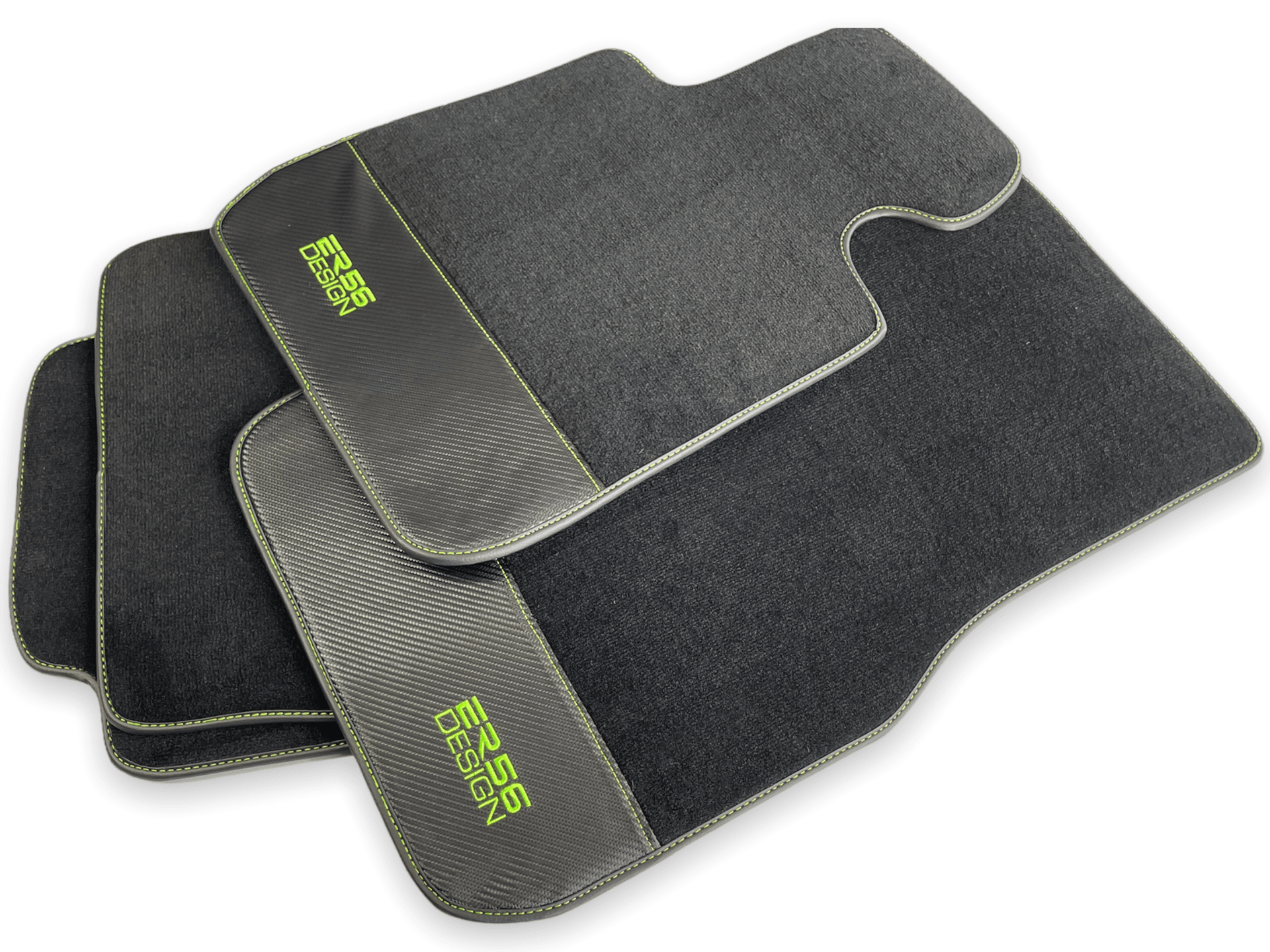 Floor Mats For BMW 5 Series G30 Carbon Leather Er56 Design - AutoWin