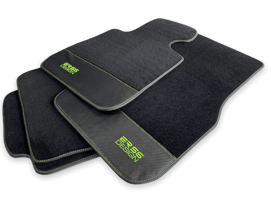 Floor Mats For BMW 6 Series G32 GT Gran Turismo Carbon Leather Er56 Design - AutoWin