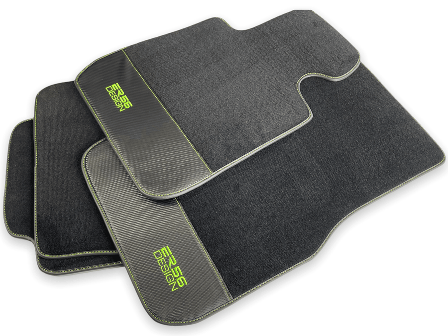 Floor Mats For BMW 6 Series G32 GT Gran Turismo Carbon Leather Er56 Design - AutoWin