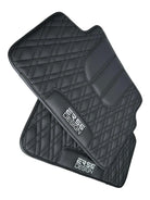 Floor Mats For BMW 7 Series F02 Black Leather Er56 Design - AutoWin