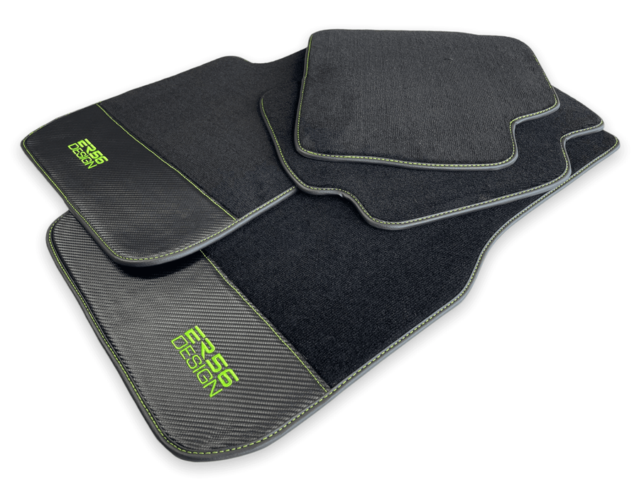 Floor Mats For BMW M3 E36 Carbon Leather Er56 Design - AutoWin