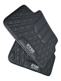 Floor Mats For BMW M3 G80 Black Leather Er56 Design - AutoWin