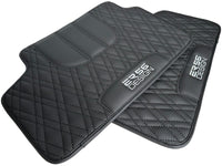 Floor Mats For BMW M6 E64 Convertible Black Leather Er56 Design - AutoWin