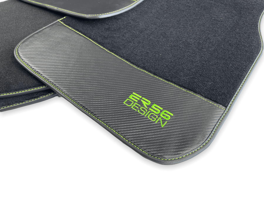Floor Mats For BMW X3 - E83 SUV Carbon Leather Er56 Design - AutoWin