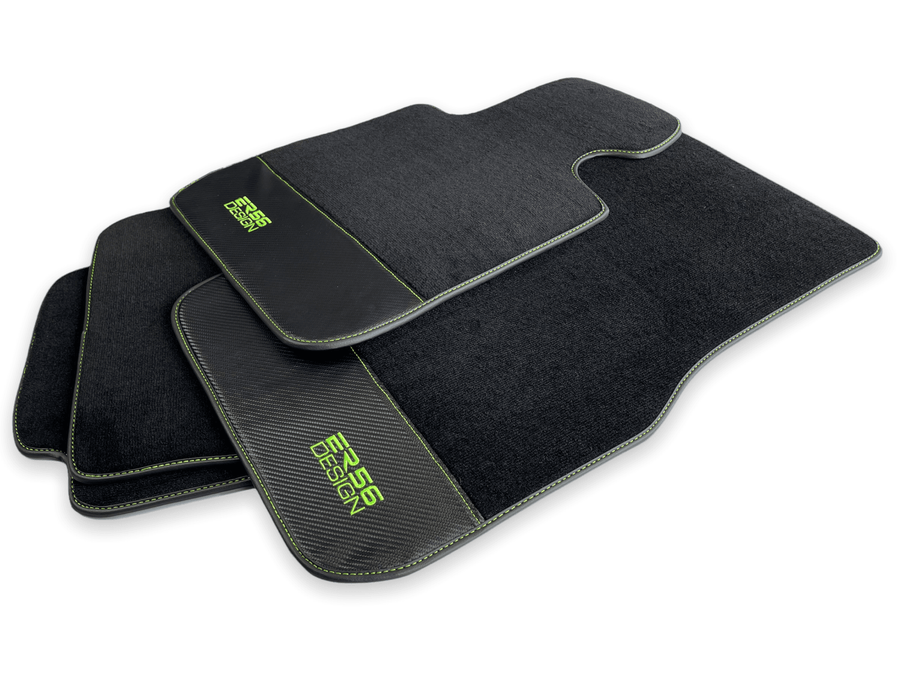 Floor Mats For BMW X3 - E83 SUV Carbon Leather Er56 Design - AutoWin