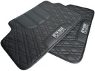 Floor Mats For BMW X6M F96 SUV Black Leather ER56 Design - AutoWin