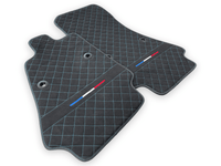 Floor Mats For Bugatti Chiron Alcantara Leather Limited Edition - AutoWin