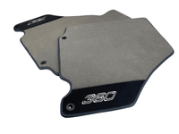 Floor Mats For Ferrari 360 Modena 1999-2005 Gray With Alcantara Leather - AutoWin