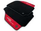 Floor Mats For Ferrari 458 Italia 2009-2015 Red Alcantara Leather - AutoWin
