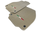 Floor Mats For Ferrari 458 Spider 2012-2015 Beige Italian Edition - AutoWin