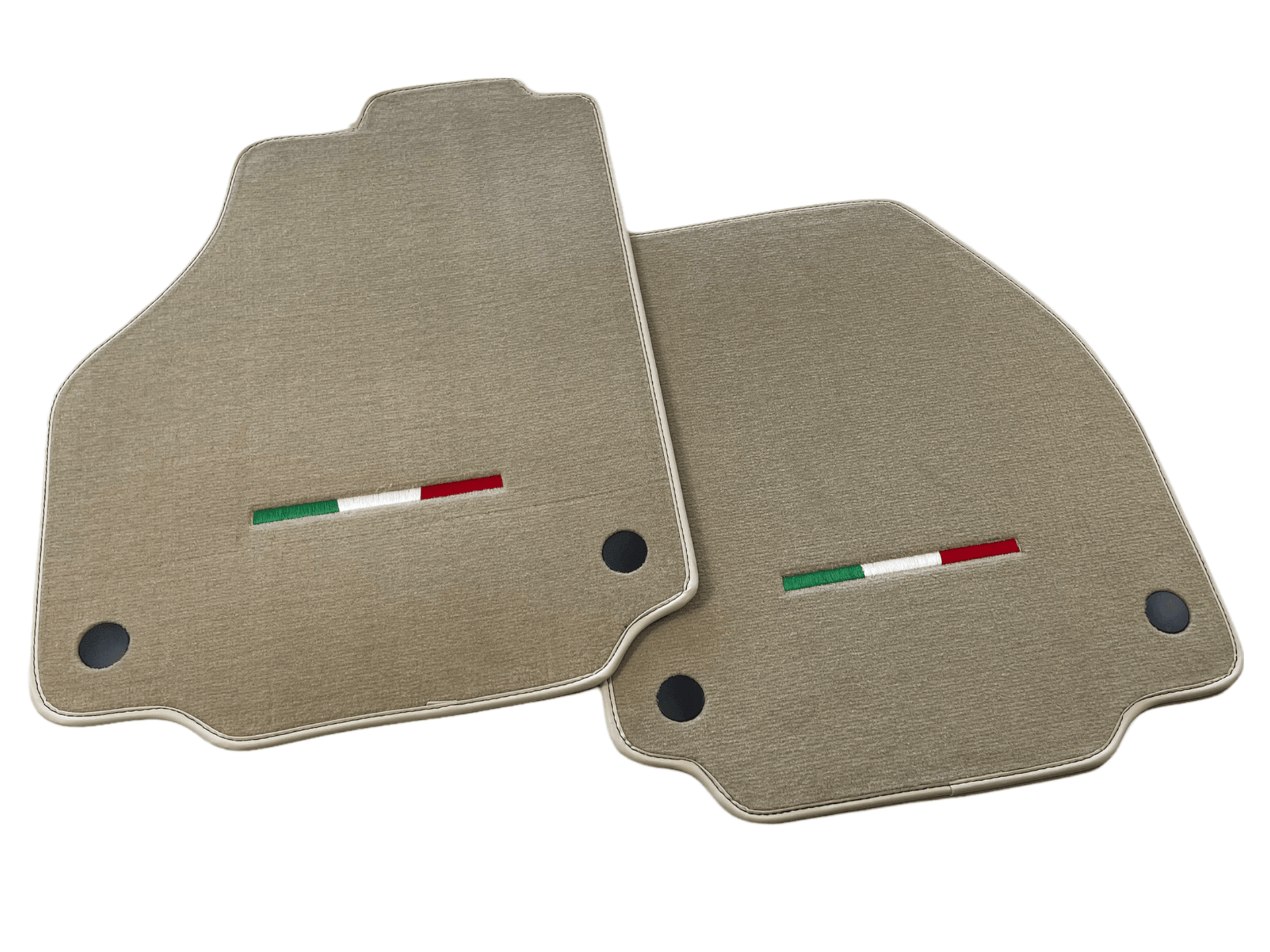 Floor Mats For Ferrari 458 Spider 2012-2015 Beige Italian Edition - AutoWin