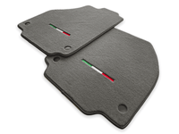 Floor Mats For Ferrari F8 Tributo (2019-2023) Gray Italian Edition - AutoWin