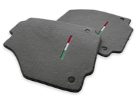 Floor Mats For Ferrari F8 Tributo (2019-2023) Gray Italian Edition - AutoWin