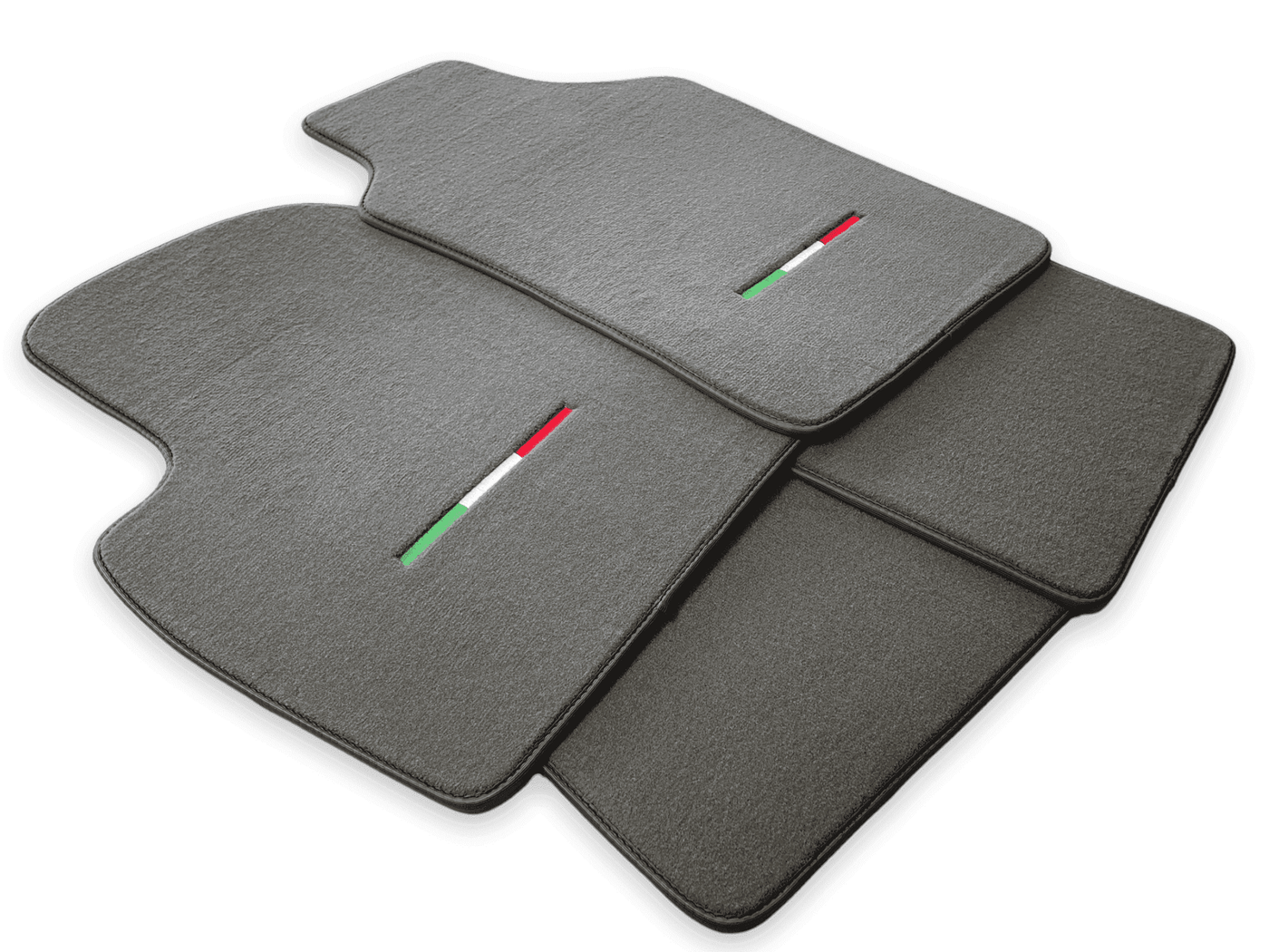 Gray Floor Mats for Fiat Punto Evo (2009-2012) 5 Doors - AutoWin