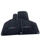 Floor Mats for Lamborghini Huracan With Italian Flag Red Stitch - AutoWin