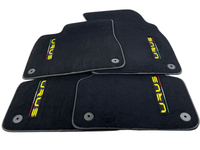 Floor Mats For Lamborghini Urus Black Tailored Yellow Edition - AutoWin