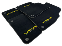 Floor Mats For Lamborghini Urus Black Tailored Yellow Edition - AutoWin